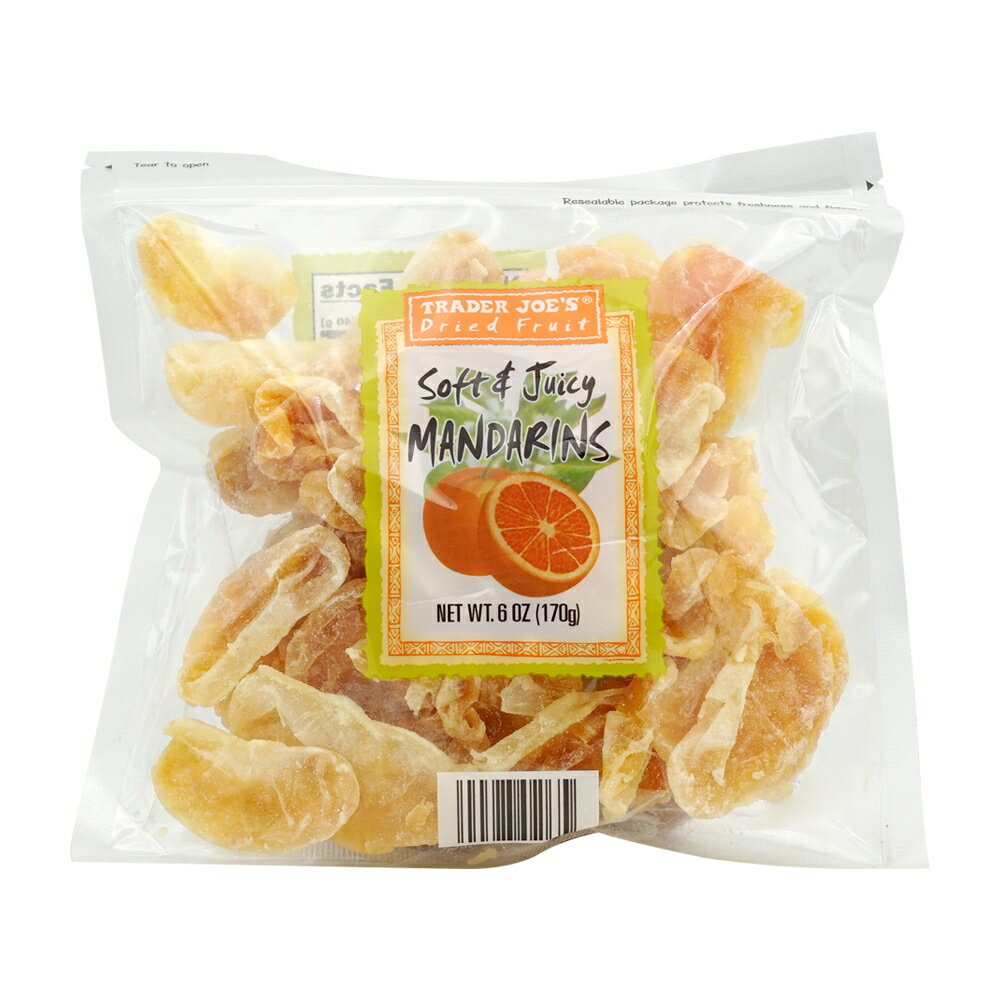【送料無料】 ソフト＆ジューシー マンダリン ドライマンダリン 170g トレーダージョーズ ドライフルーツ トレジョ【Trader Joe's】Soft & Juicy Mandarins Dried Fruit, 6 ozのサムネイル
