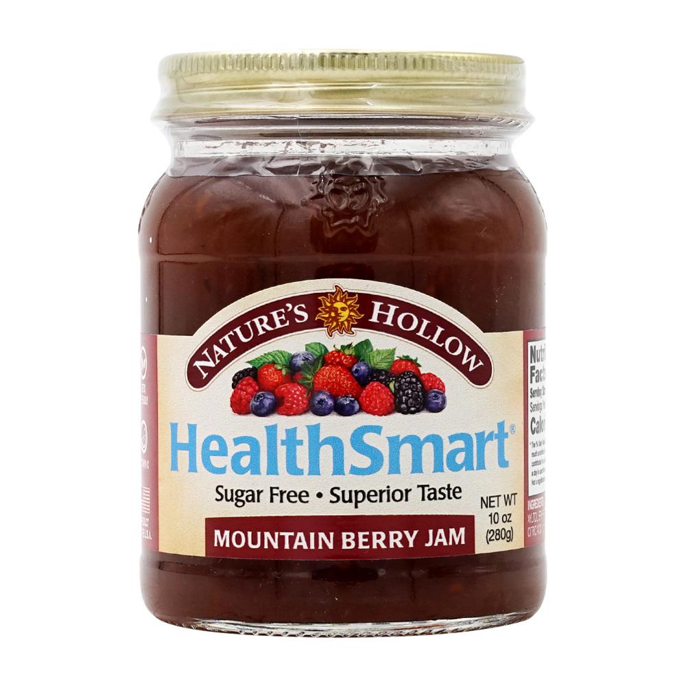 yz }Eex[W wXX}[g VK[t[  280g lC`[YzEyNature's HollowzHealthSmart Sugar Free Mountain Berry Jam, 10 oz