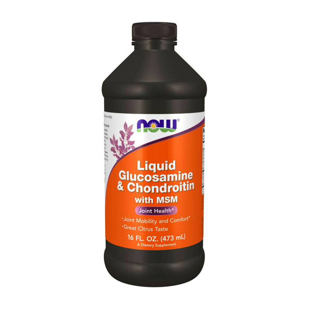 ̵ۥꥭå 륳ߥɥ MSM۹ 473ml ̷ ʥաNow FoodsLiquid Glucosamine & Chondroitin with MSM, 16 fl oz