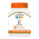 yz `Au r^~C 500mg IW 110 `Au^ubg 21Z`[ r^~ e Ny21st CenturyzChewable Vitamin C 500 mg Orange Flavored, 110 Tablets