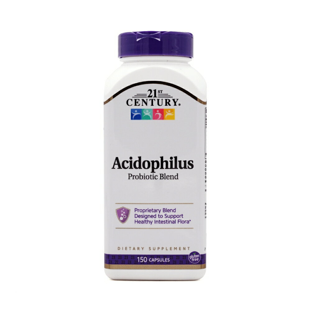 【送料無料】 アシドフィルス 乳酸菌ブレンド 150粒 カプセル 21センチュリー プレバイオティクス含有【21st Century】Acidophilus Probiotic Blend, 150 Capsules