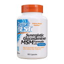 【送料無料】 シナジースティック グルコサミン MSM フォーミュラ 180粒 カプセル ドクターズベスト【Doctor's Best】Synergistic Glucosamine MSM Formula with OptiMSM, 180 Capsules(4)