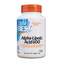 【最大1000円オフクーポン配布中！】 アルファリポ酸 600mg 180粒 ベジカプセル ドクターズベスト【Doctor's Best】Alpha-Lipoic Acid 600, 600 mg, 180 Veg Capsules