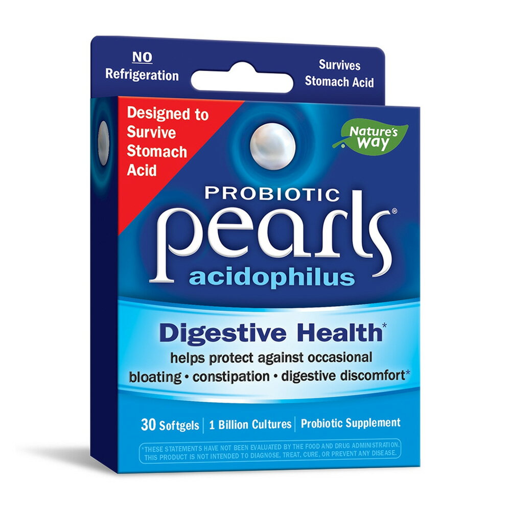 【送料無料】 プロバイオティクス パールズ アシドフィルス 10億CFU 30粒 ソフトジェル ネイ ...