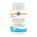 【送料無料】 コエンザイムQ10 ユビキノール 100mg 60粒 ソフトジェル ノルディックナチュラルズ CoQ10【Nordic Naturals】Nordic CoQ10 Ubiquinol 100 mg, 60 Softgels