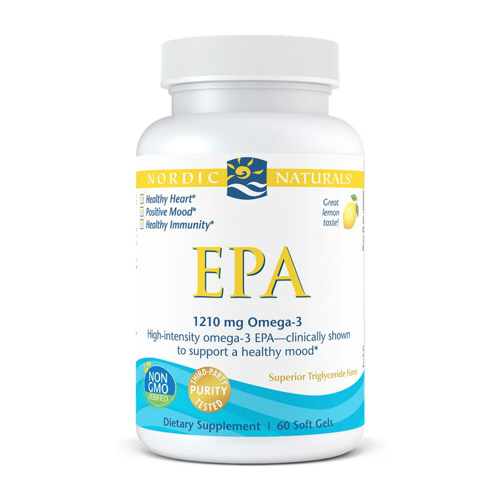 【送料無料】 EPA DHA レモン味 60粒 ソフトジェル ノルディックナチュラルズ【Nordic Naturals】EPA 1210 mg EPA 850/DHA 200 High-Intensity Lemon Taste, 60 Softgels