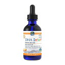 【送料無料】 子供用 DHA EPA 60ml 液体 幼児 キッズサプリメント ノルディックナチュラルズ【Nordic Naturals】DHA Infant 1050 mg DHA 485/EPA 350, 2 fl oz