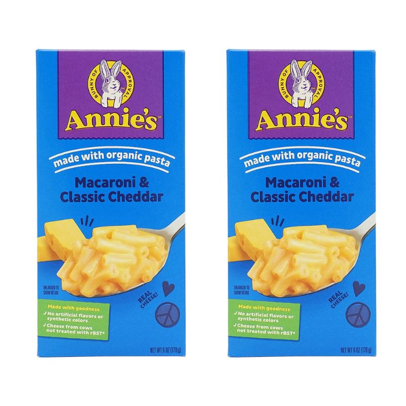 【送料無料】 2個セット クラシック マカロニ＆チーズ 170g アニーズ【Annie's】Classic Macaroni & Cheese 6 oz