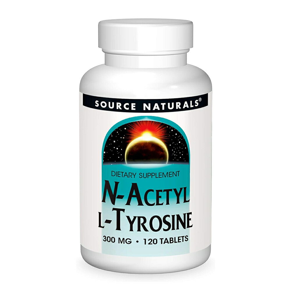  N-アセチル L-チロシン 300mg 120粒 タブレット ソースナチュラルズ アミノ酸N-Acetyl L-Tyrosine 300 mg, 120 Tablets