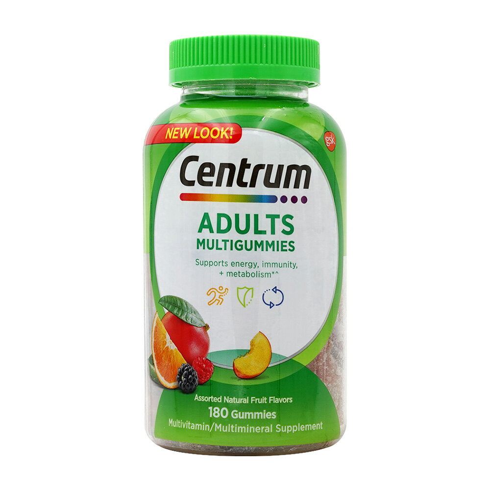 【送料無料】 アダルト マルチビタミン ナチュラルフルーツ味 180粒 グミ セントラム【Centrum】Centrum Adults Multigummies Assorted Natural Fruit Flavors, 180 Gummies