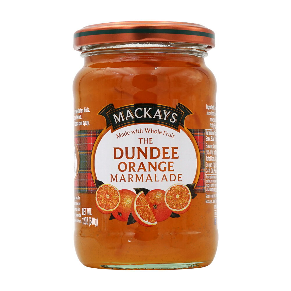 【送料無料】 ダンディ オレンジ マーマレード 340g マッカイ スプレッド ジャム 濃厚 ベーキング パン【Mackays】The Dundee Orange Marmalade, 12 oz