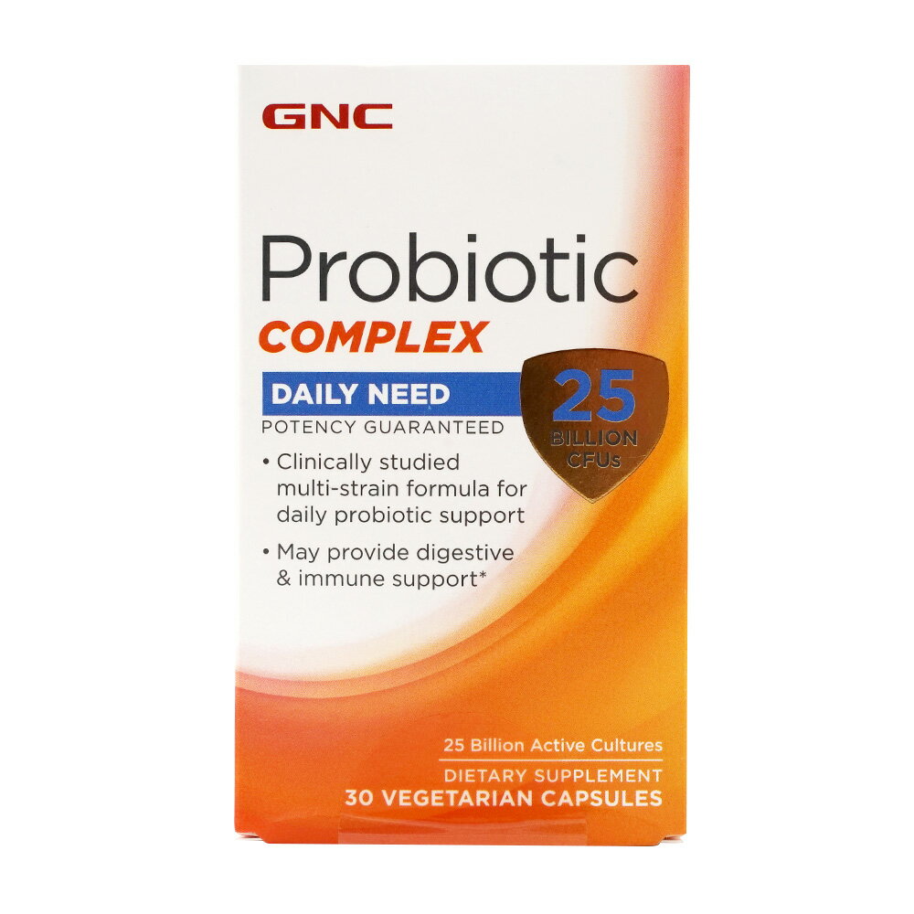 ̵ ץХƥå ץå ǥ꡼ 250  ﲹݴ 30γ ٥ץ ̥GNCProbiotic Complex Daily Need 25 Billion CFUs, 30 Veg Capsules