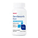 【送料無料】 鉄 ジェントルソーブ アイアン 18mg 90粒 ベジカプセル ジーエヌシー【GNC】Gentlesorb Iron 18 mg, 90 Veg Capsules