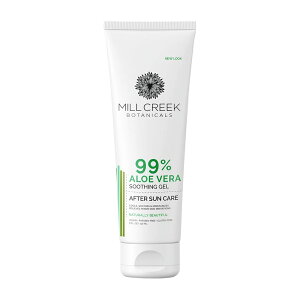 【送料無料】 99％ アロエベラジェル スージングジェル 236ml ミルクリーク 夏 日焼け アフターケア【Mill Creek】99% Aloe Vera Soothing Gel, 8 fl. Oz