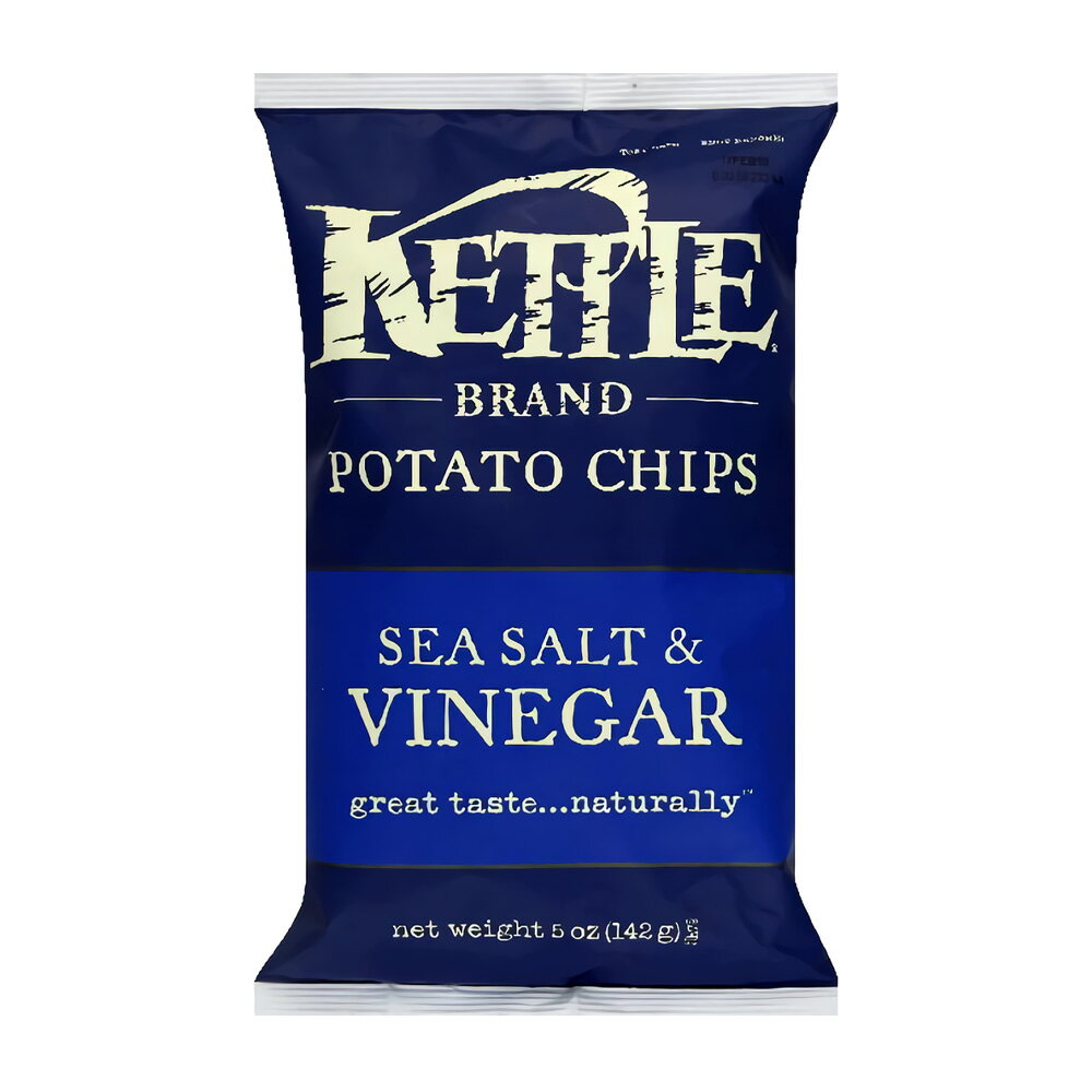 ★楽天スーパーSALE対象商品★ ポテトチップス シーソルト＆ビネガー 141g ケトル グルテンフリーPotato Chips Sea Salt & Vinegar 5 oz