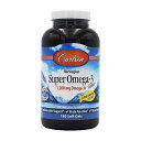 【送料無料】 ノルウェー産 スーパー オメガ3 1200mg ソフトジェル 180粒 カールソンラボ【Carlson Labs】Norwegian Super Omega-3 Gems 1200 mg, 180 Softgels