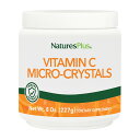 【送料無料】 ビタミンC マイクロクリスタル 227g ネイチャーズプラス 粉末【Natures Plus】Vitamin C Micro-Crystals, 8 oz