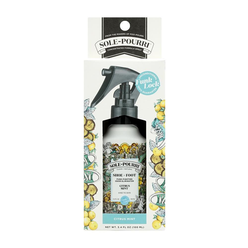 yz V[Y tbg L Xv[ VgX~g 100ml v[v C  {fBPAyPoo-PourrizSole-Pourri Shoe + Foot Funk-Fighting Odor Eliminator Citrus Mint, 3.4 fl oz