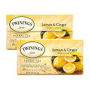 yz 2Zbg WW[ n[ueB[ 25 eB[obN gCjO yTwiningszLemon & Ginger Herbal Tea, 25 Tea Bags