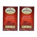 yz 2Zbg 100 sA ubNeB[ CObV ubNt@[Xg 20 eB[obO gCjO g ~yTwiningsz 100% Pure Black Tea English Breakfast, 20 Tea Bags