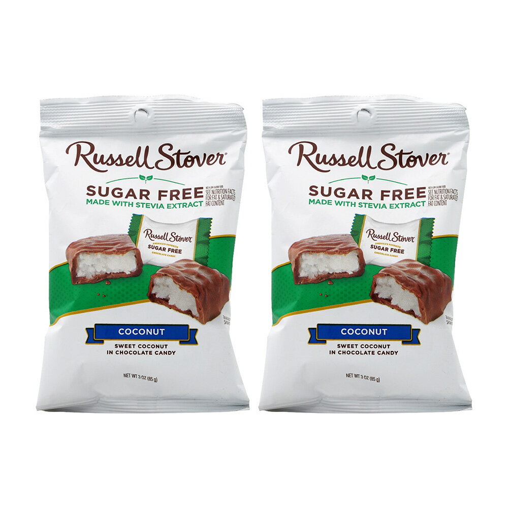 yz 2Zbg LfB[ VK[t[ XC[gRRibc `R[g LfB  85g bZXg[o[ َqyRussell StoverzSugar Free Sweet Coconut in Chocolate Candy Bag, 3 oz