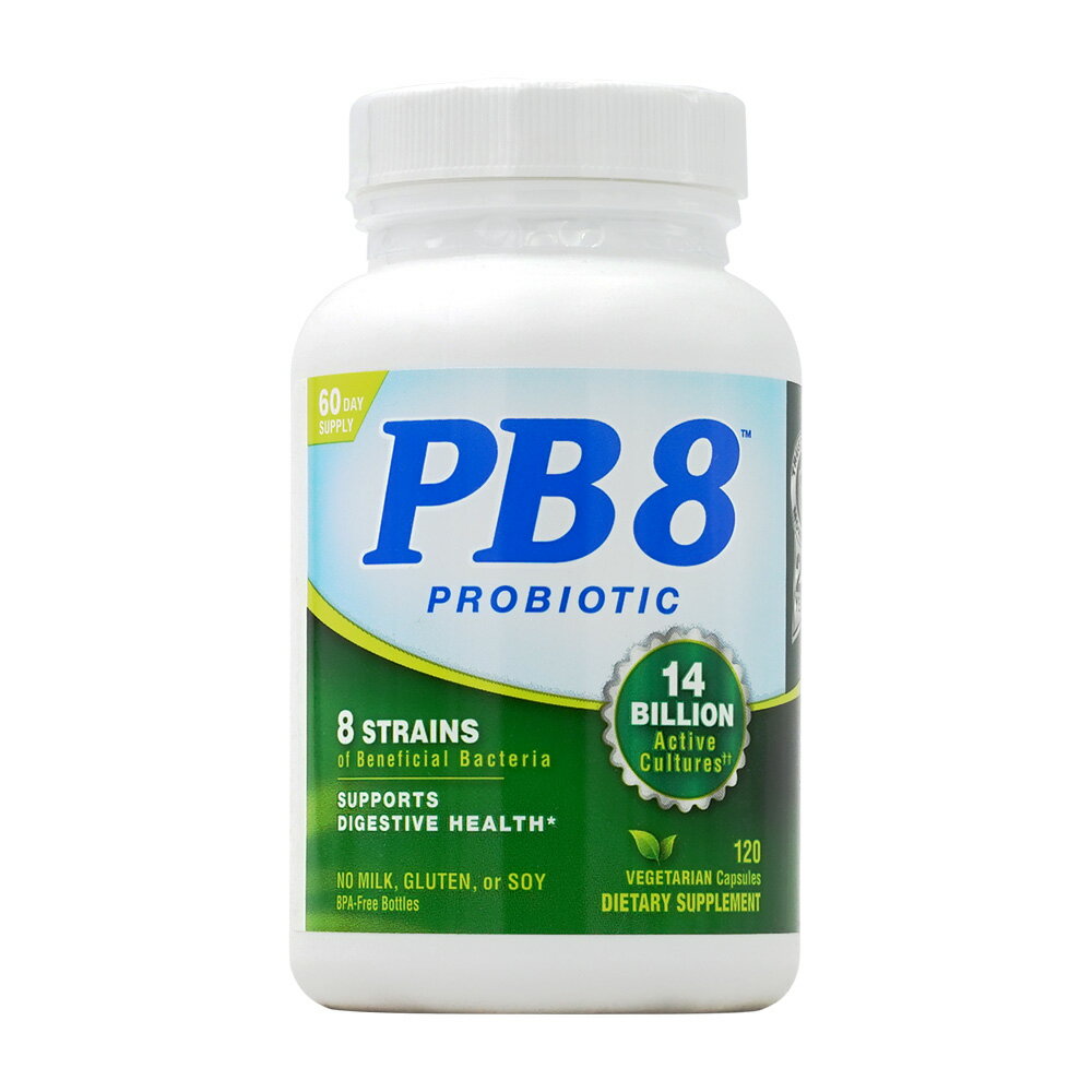  PB8 乳酸菌 140億 120粒 ベジカプセル ニュートリションナウPB8 Probiotic 14 Billion, 120 Vegetarian Capsules