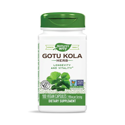 【送料無料】 ゴツコラ ハーブ 950mg 100粒 ベジカプセル ネイチャーズウェイ【Nature's Way】Gotu Kola Herb 950 mg, 100 Veg Capsules 【送料無料】 ゴツコラ ハーブ 950mg 100粒 ベジカプセル ネイチャーズウェイ【Nature's Way】Gotu Kola Herb 950 mg, 100 Veg Capsules