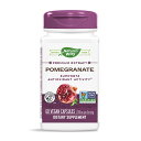  ポメグラネイト ザクロエキス 60粒 ベジカプセル ネイチャーズウェイPomegranate Standardized, 60 Veg Capsules