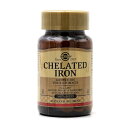 【送料無料】 キレート鉄 100粒 タブレット ソルガー【Solgar】Chelated Iron, 100 Tablets(4)