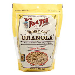 【送料無料】 ハニーオーツ グラノーラ 340g ボブズレッドミル シリアル 朝食【Bob's Red Mill】Honey Oat Granola, 12 oz