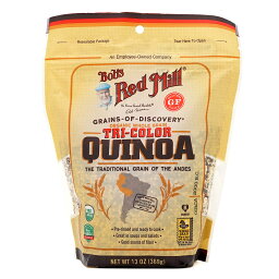 【送料無料】 オーガニック 三色 キノア 369g ボブズレッドミル グルテンフリー 料理【Bob's Red Mill】Tri-Color Quinoa, 13 oz