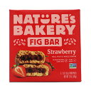  フィグバー ストロベリー 6個入り ツインパック ネイチャーズベーカリー 持ち運び おやつ スナック 全粒小麦Fig Bar, Strawberry 6 Twin Packs