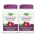  2個セット クランベリー 120粒 ベジカプセル ネイチャーズウェイ 美容 ビタミンCCranberry Standardized, 120 Veg Capsules