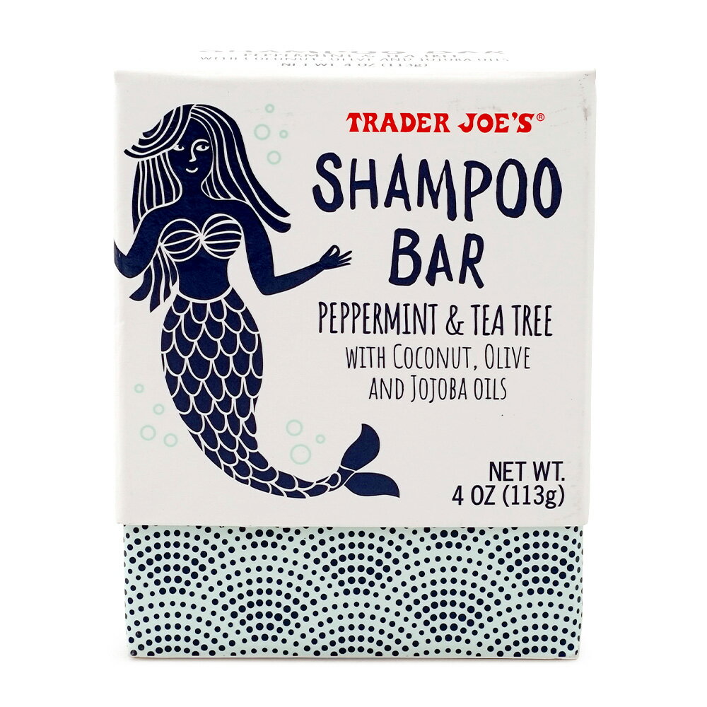 【送料無料】 シャンプーバー ペパーミント＆ティーツリー 113g トレーダージョーズ トレジョ【Trader Joe's】Shampoo Bar Peppermint & Tea Tree, 4 ozのサムネイル