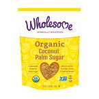 【送料無料】 オーガニックココナッツパームシュガー 454g ホールサム 砂糖 甘味料【Wholesome】Organic Coconut Palm Sugar 16 oz