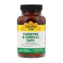 【送料無料】 コエンザイム ビタミンBコンプレックス 120粒 ベジカプセル カントリーライフ【Country Life】Coenzyme B-Complex Caps, 120 Veg Capsules