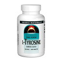 【送料無料】 L-チロシン 500mg 100粒 タブレット ソースナチュラルズ【Source Naturals】L-Tyrosine 500 mg, 100 Tablets