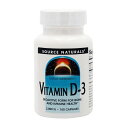 【送料無料】 ビタミンD-3 2000IU 100粒 カプセル ソースナチュラルズ ビタミンD【Source Naturals】Vitamin D-3 2000 IU, 100 Capsules