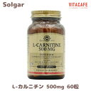 【送料無料】 L-カルニチン 500mg 60粒 タブレット ソルガー【Solgar】L-Carnitine 500 mg, 60 Tablets