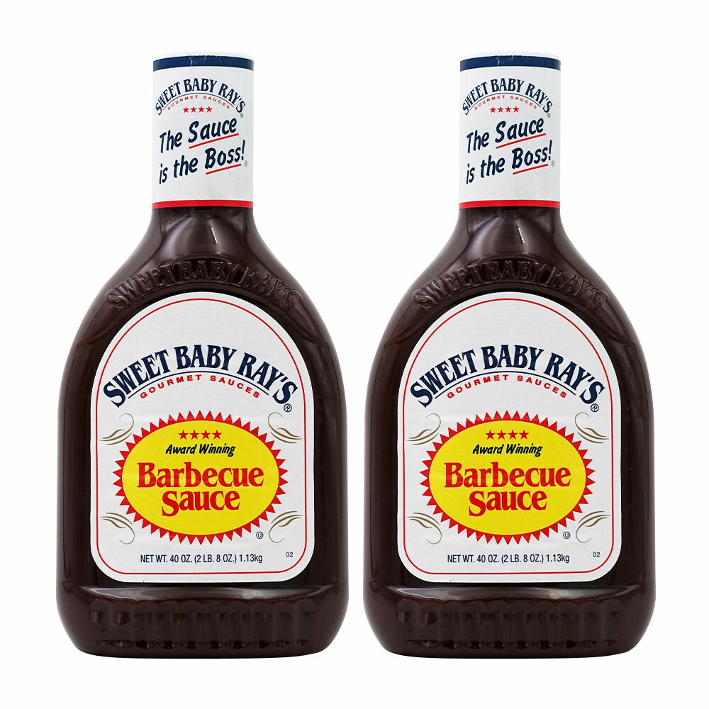 【送料無料】 2個セット オリジナル バーベキューソース 1.13kg スウィートベイビーレイズ【Sweet Baby Ray's】Original Barbecue Sauce 40 oz