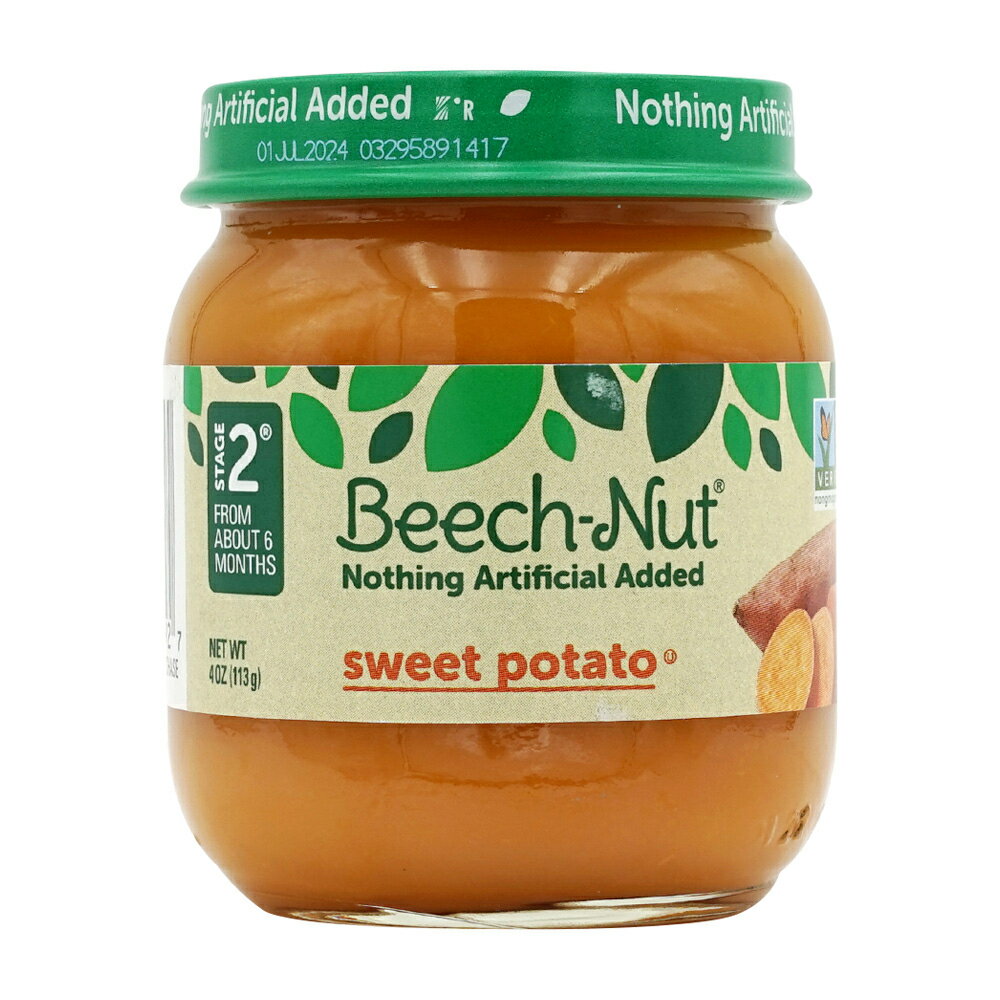 yz xr[t[h H XC[g|eg Tc}C 113g Xe[W 2(6Jȏォ) r[`ibg ނȂ Oet[ ȂyBeech-NutzBaby Food Jar Sweet Potato for Stage 2 (from About 6 Months), 4 oz