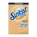 yzVO hN~bNX s[` [VK[  6 XeBbN TLXg  hN ^сySunkistzSingles To Go Drink Mix Peach Zero Sugar (Single Unit), 6 Sticks