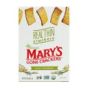 yz AV[ NbJ[ K[bN[Y}[ 142g A[YS[NbJ[  Oet[ B[K  I[KjbNyMary's Gone CrackerszReal Thin Crackers Garlic Rosemary, 5oz