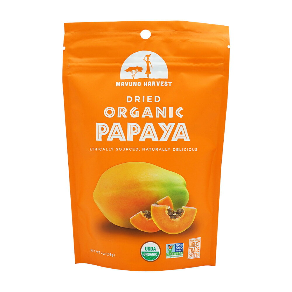 ̵ ˥å ɥ饤ѥѥ 56g ޥΥϡ٥ ɥ饤ե롼  ۻ ʪMavuno HarvestDried Organic Papaya, 2oz