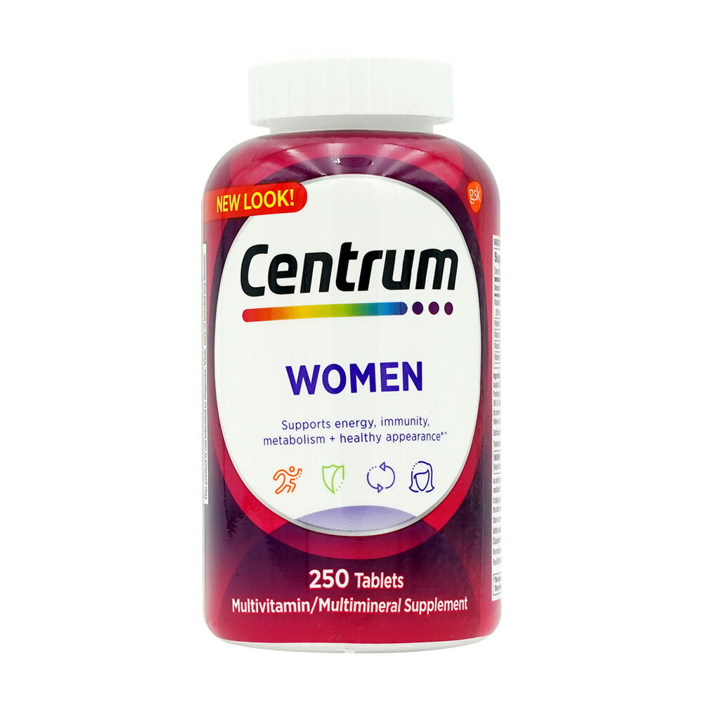 【送料無料】女性用 マルチビタミン 250粒 タブレット セントラム【Centrum】Centrum Women, 250Tablets