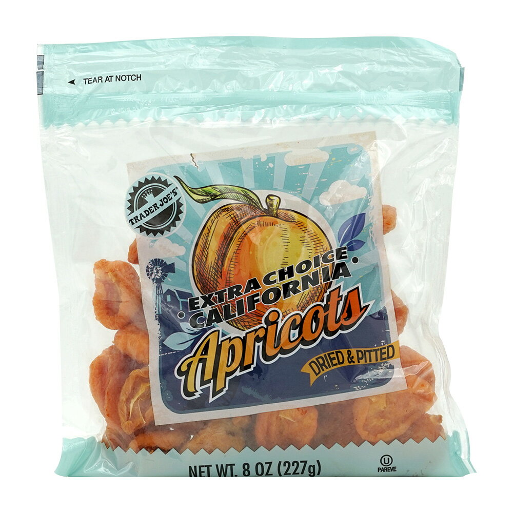 【送料無料】ドライ＆種なし アプリコット 227g トレーダージョーズ トレジョ おやつ お菓子 ドライフルーツ【Trader Joe's】Dried & Pitted Apricotsのサムネイル