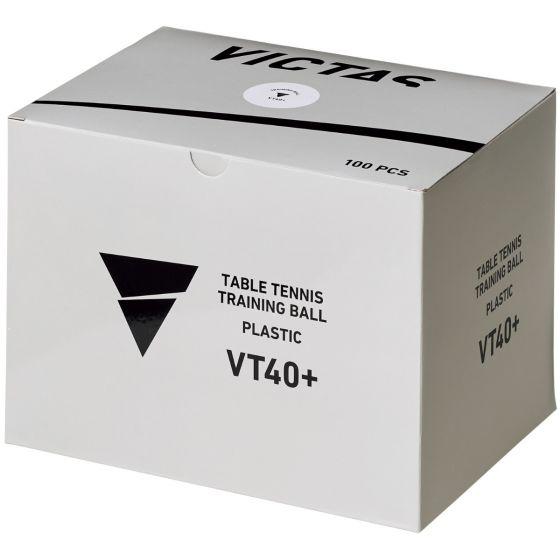 【ポイント10倍】ヴィクタス(VICTAS) 卓球 練習球 VT40+ トレーニングボール ホワイト ...