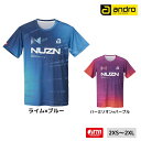 【ポイント10倍】andro アンドロ NUZNシャツ 卓球ユニフォーム 2025年春新作