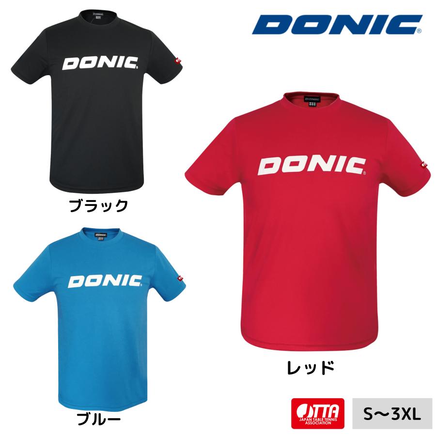 【ポイント10倍】DONIC ドニック DONIC シャツ ロゴ2025 卓球ユニフォーム 2025年春新作