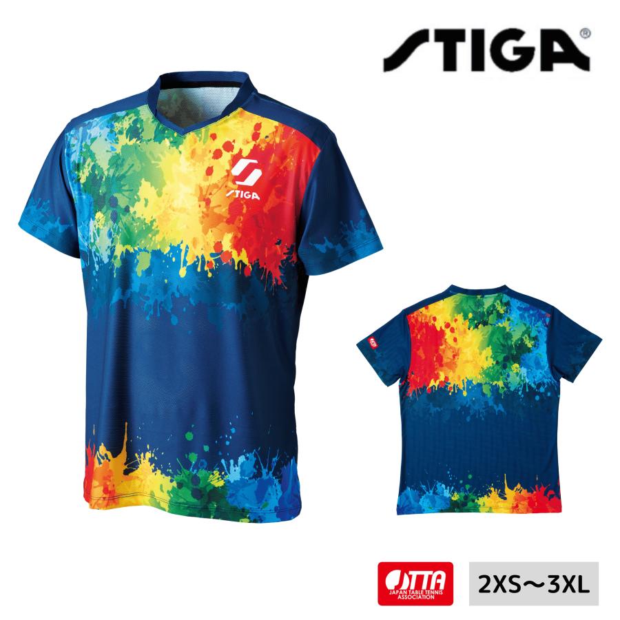 【ポイント10倍】STIGA スティガ STIGAシャツ KR-VI STIGA SHIRT KR-VI 卓球ユニフォーム 2025年春新作